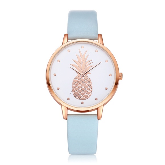 Chic Rose Gold Pineapple Watch - Picture 2 of 3